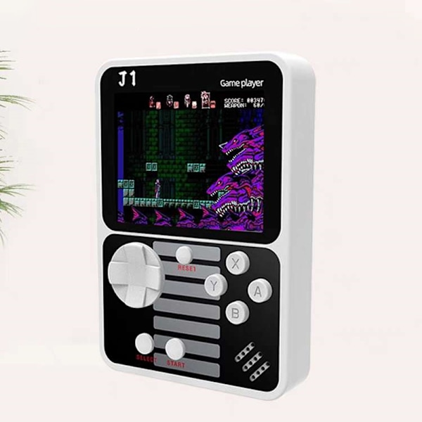 3-tums inbyggd 500-spel Retro Portable Mini Handheld Video G A1 one size