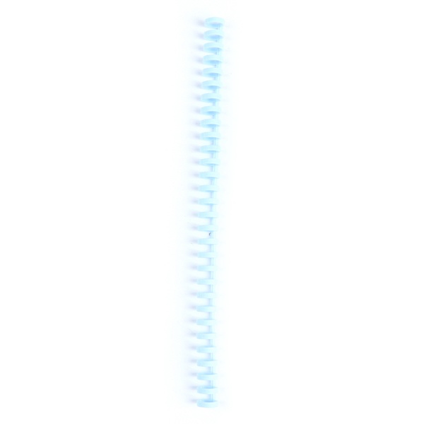 30 Hull Løsblad Plast Binding Ring Fjær Spiral Ringer for Blue