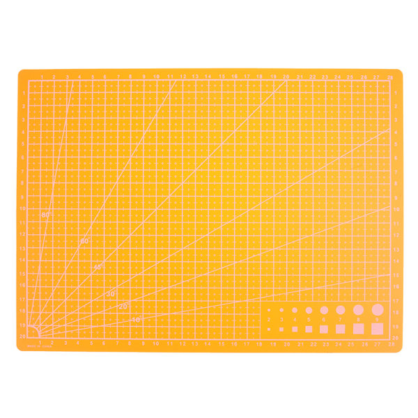 kontorpapir ting mattbrett a4 størrelse pad modell hobby design Orange onesize