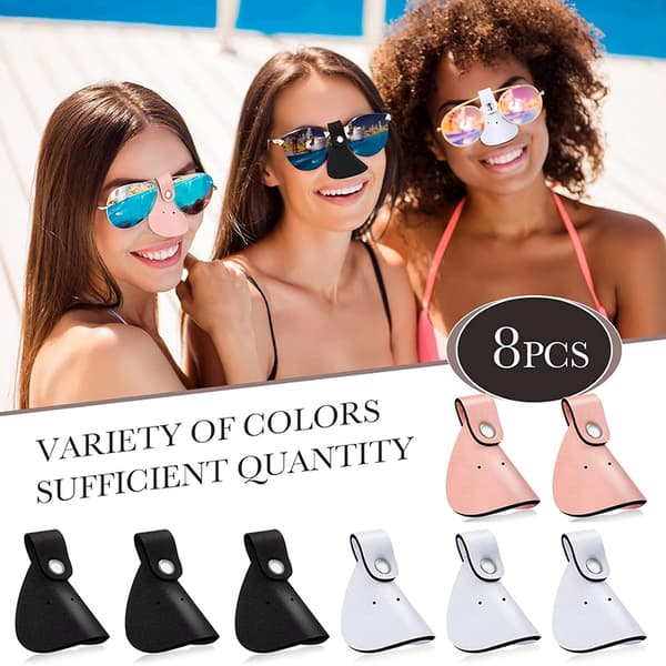 UV-nesebeskyttere for briller Nesebeskyttelse Solnesebeskytter White
