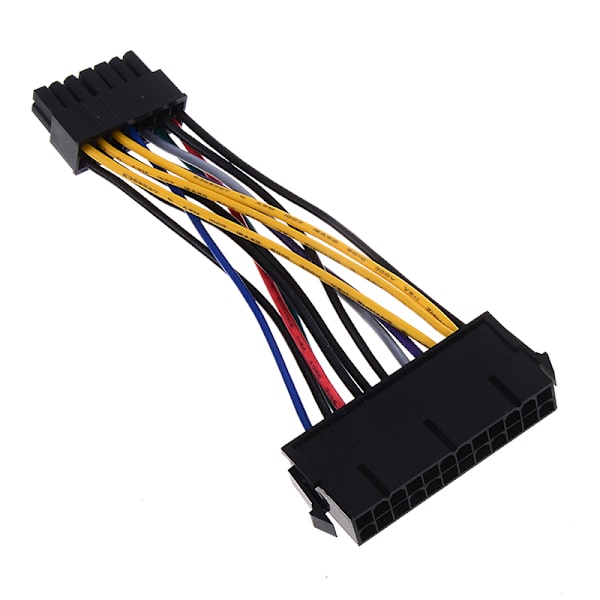 24Pin 24P til 14Pin ATX strømforsyningsledning adapterkabel til ibm Black one size