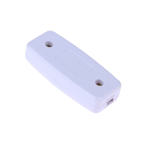 Lysafbryder til hjemmet Hvid Inline ON/OFF Lampe Bordlampe Ledning one size