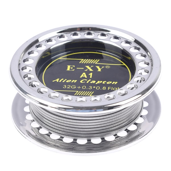 Flat Alien Clapton Wire 32GA 15 fod DIY Coil til RDA RBA Rebui 5