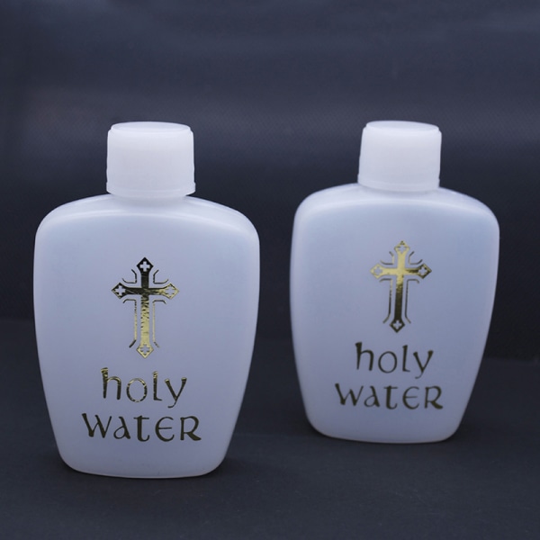 40 kpl 60 ml Creative Jesus Cross Pattern Holy Water Bottle Refil 40PCS