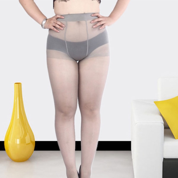 Plus Size Dame Strømpebukser Over Størrelse Strømpebukser Passer For 100KG L Nude