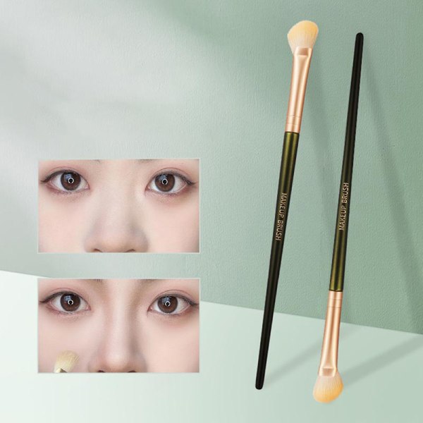 1 Stk Nose Shadow Brush Vinklet Contour Makeup Børster Ansigtsmakeu Black onesize