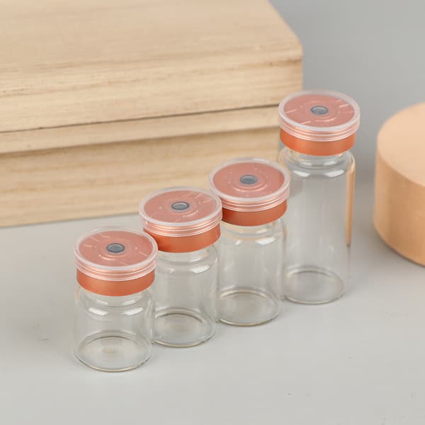 10 st 3 ml 5 ml 6 ml 10 ml flaskor gummipropp flip-off-lock Al Ca 6ML 10Pcs