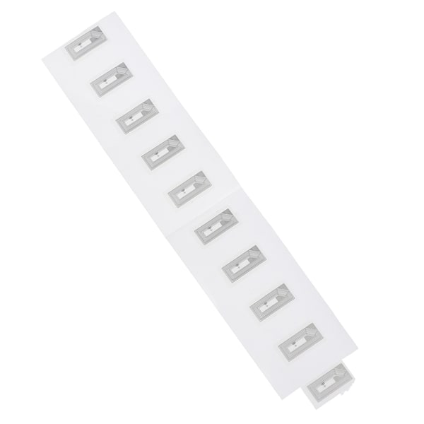100 st NFC Chip Ntag213 Sticker Wet Inlay 2*1cm 13,56MHz RFID N White 10PCS