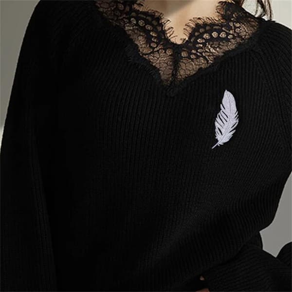 Luksus udsøgt fuld rhinsten fjerbroche elegant tempera Silver