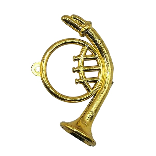 Dockhus Miniatyr galvaniserat guld Musikinstrument DIY S A4 onesize