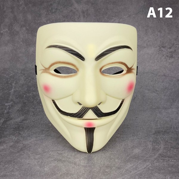 Vendetta Hacker Mask Anonym julfest present till vuxen K A12 one size