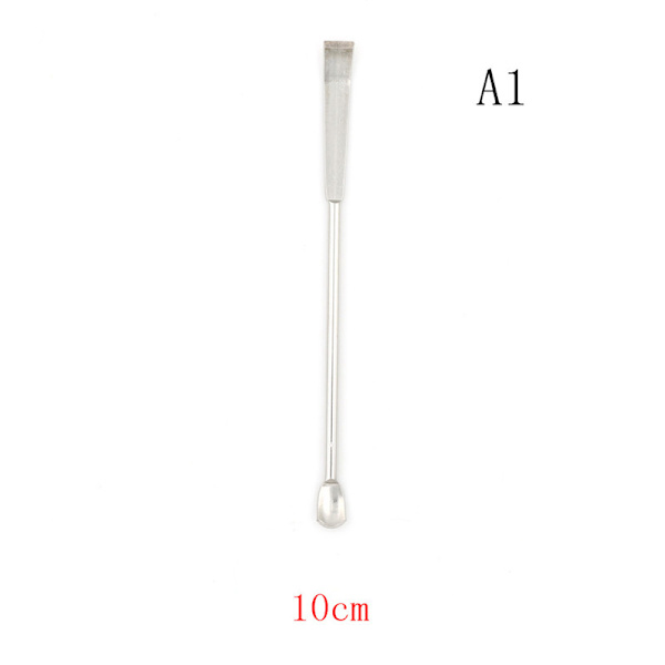 Rustfritt stål Lab Mikrospatel Medisinskje Scoop Spade P 10cm