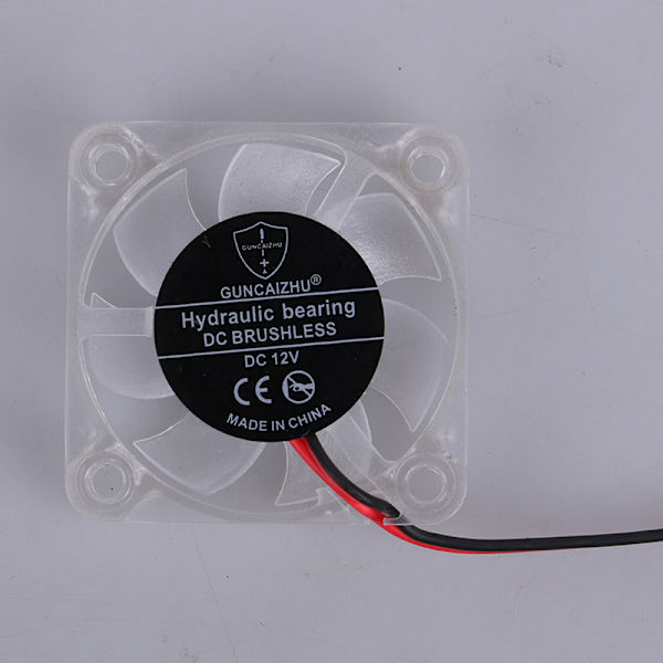 4010 DC 5v 12v 24v køleblæser LED Iight Emitting Hydraulisk Bea clear 12V