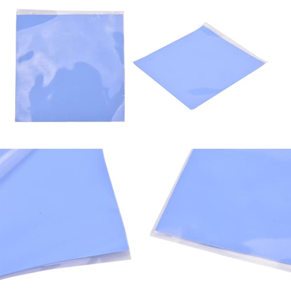 Blå GPU CPU Heatsink Køling Termisk ledende Silikone Pad10 Blue 1pc