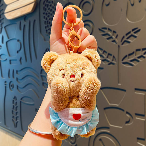 e Butter Bear Pehmolelu Lelun Avainnauha Laukku Riippuva Brown ONE SIZE