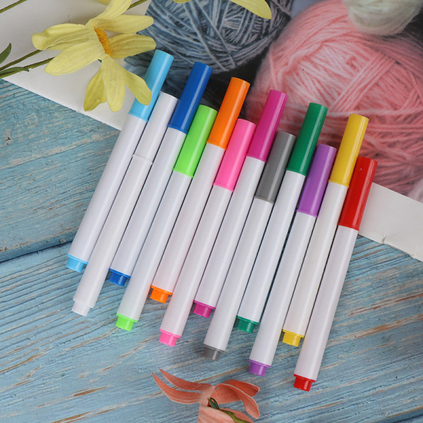 12st/ set Liquid Chalk Pen Marker för skrivtavla Blackb 12Color one size