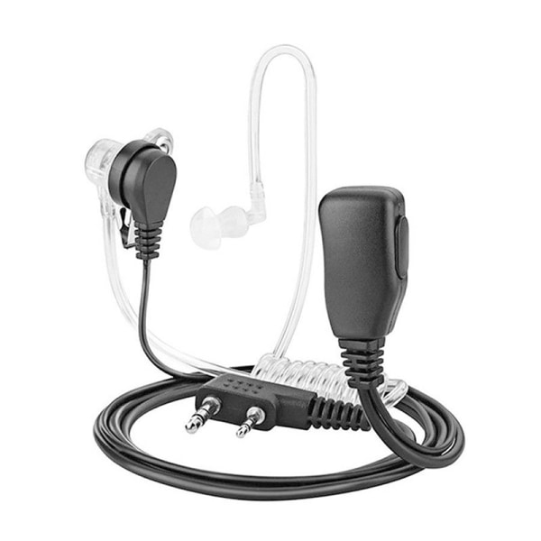 Radio Øretelefon Headset Mic til Kenwood Baofeng BF-888s Black one size