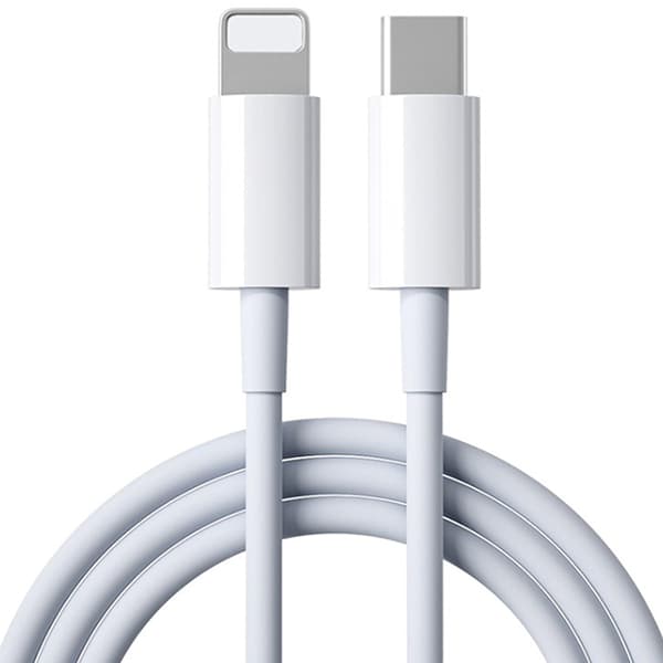 Type C Hurtigkabel PD Hurtiglading Lader Kabelledning Datakabel White 2M