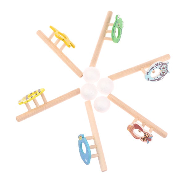 1 kpl kelluva puhallusputkipallopeli Lelu Balance puhalluslelu Fun Ki Random Color one size