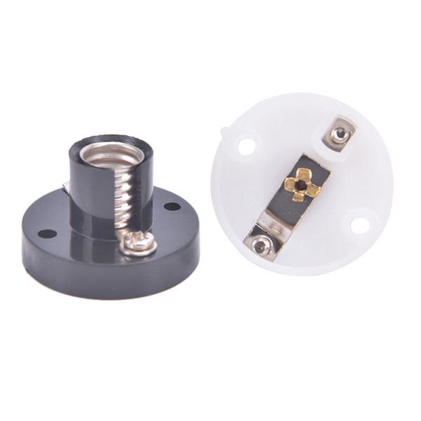 E10 Skruvhållare DIY Flat Lamp Bases Physics Electric Beads Tes White E10