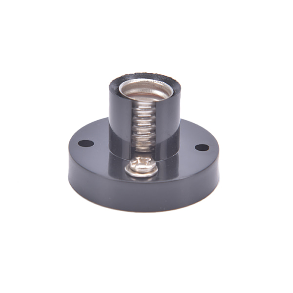 E10 Skruvhållare DIY Flat Lamp Bases Physics Electric Beads Tes Black E10