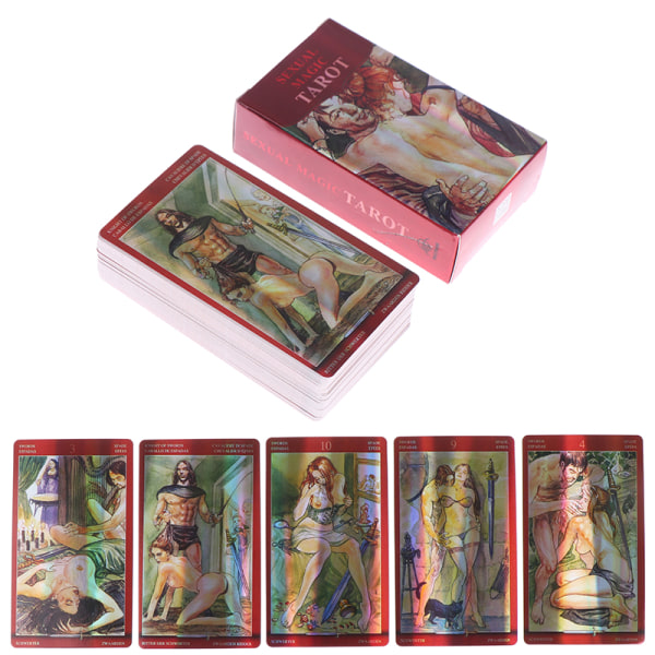Seksuel magi Tarotkort Spillekort Tarot Family Party Board Multicolor one size