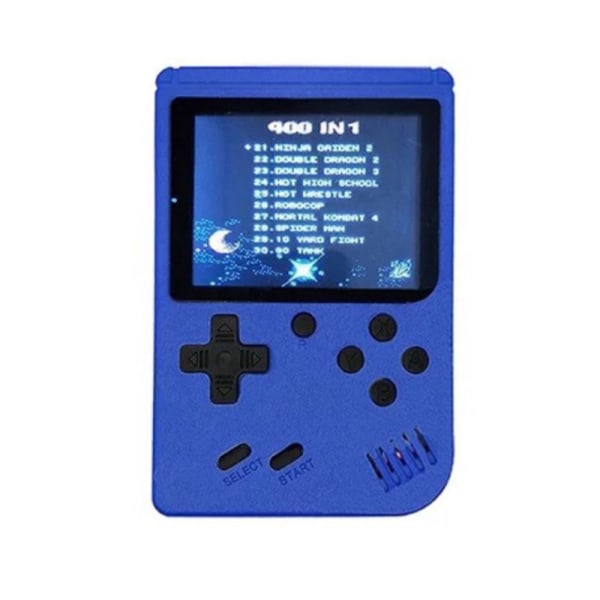 Ny inbyggd 400 IN 1 Retro videospelskonsol Handheld 3.0 In blue one size