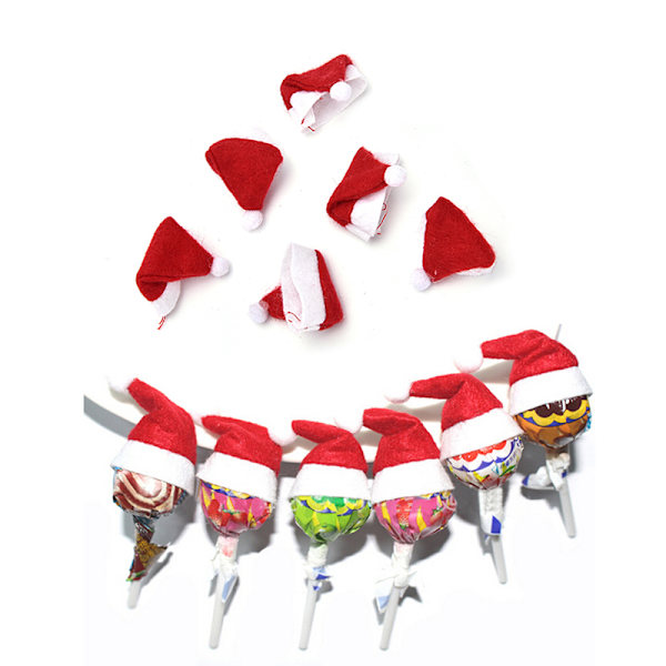 5 STK Christmas Lollipop Cover Dekoration Xmas Party Garden Wedd