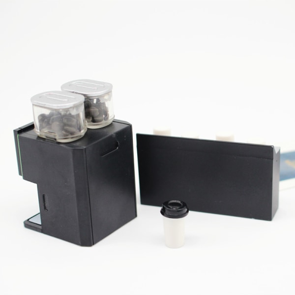 1/12 Dukkehus Kaffemaskine Kaffekopsæt Dukkehus Minikitch A one size