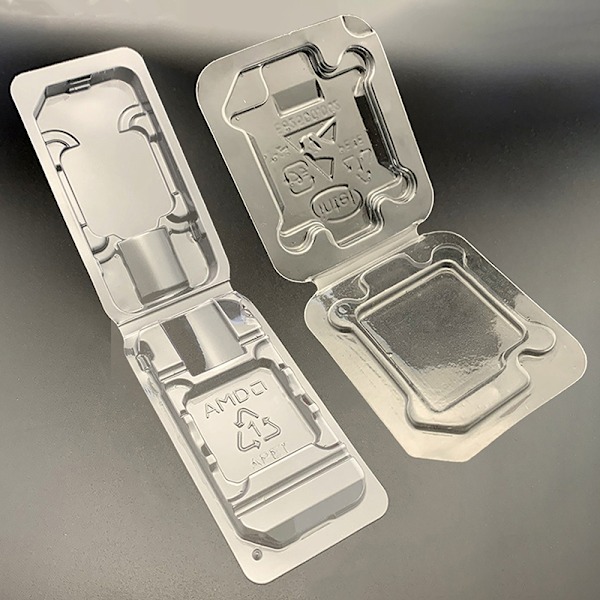 10st CPU Clamshell Tray Box AMD Case Hållare Skydd för AMD For Intel