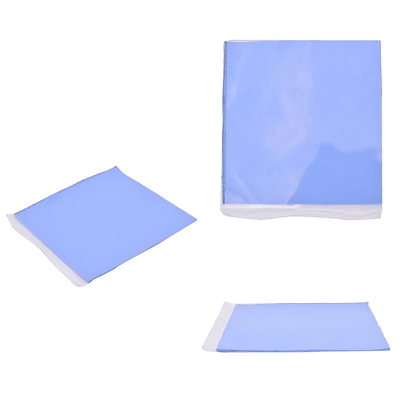 Blå GPU CPU Kylfläns Kylning Thermal ledande silikonpad 1 Blue 1pc