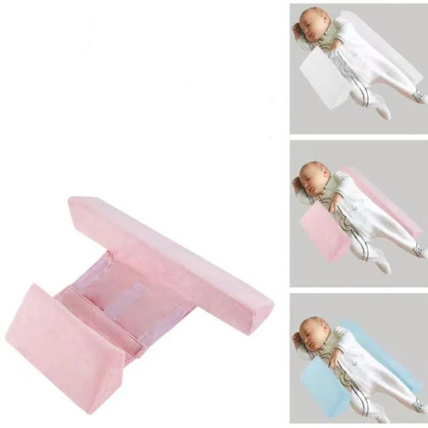Baby Side Sleeper Wedge Justerbar Mjuk Kudde Avtagbar Lumba White