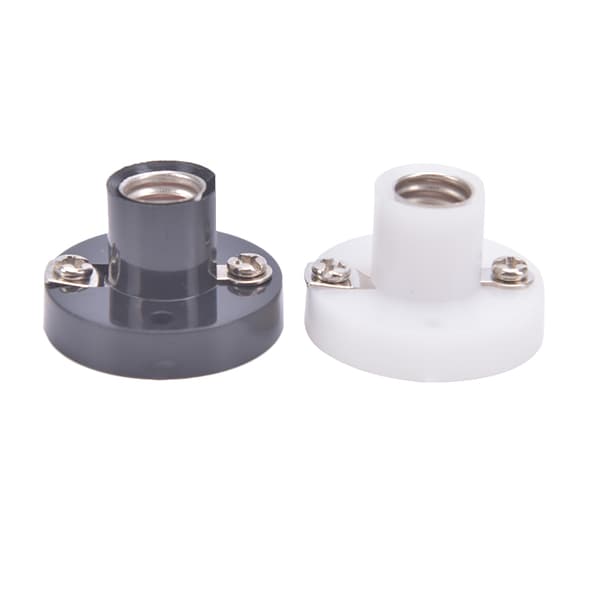 E10 Skrueholder DIY Flat Lamp Bases Physics Electric Beads Tes Black E10