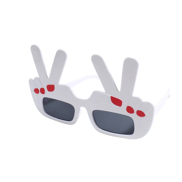 Kreativ vertikale fingerbriller Dekorrekvisitter Morsom solbrille D D