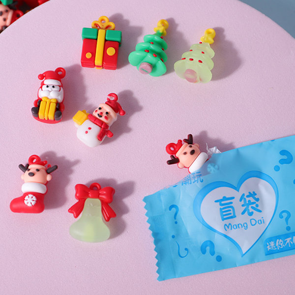 10 kpl Miniatyyri Joulu Blind Bag Leikki Mini Simulaatio Pieni G A2