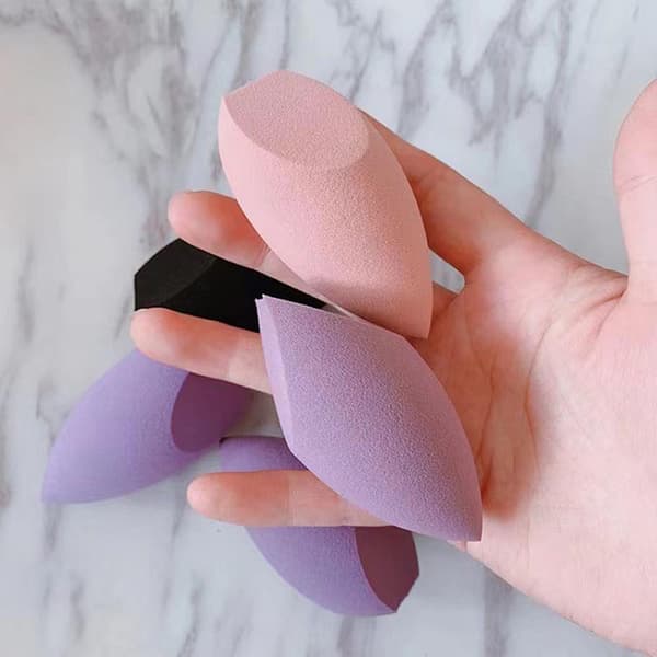 Makeup Svamp Makeup Puff Foundation Blender Svamp Makeup Æg Black