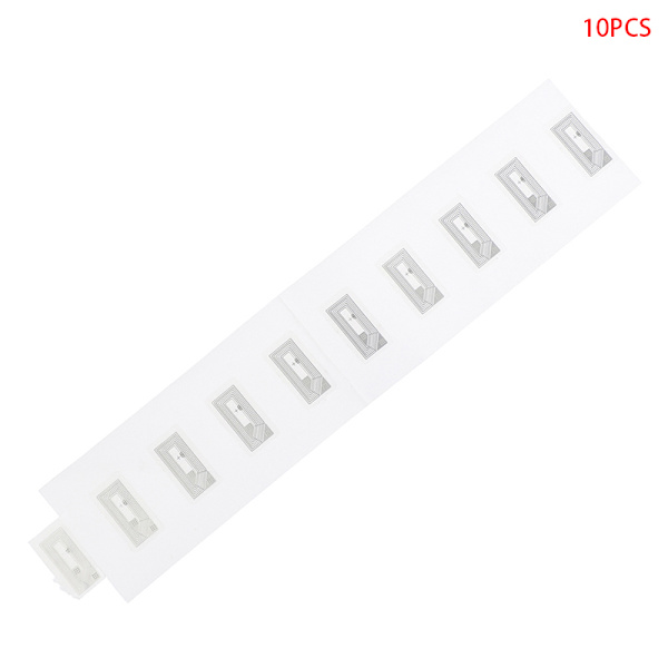 100 Stk NFC Chip Ntag213 Sticker Wet Inlay 2*1cm 13,56MHz RFID N White 10PCS