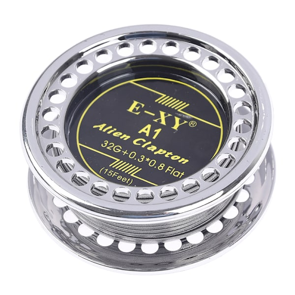 Flat Alien Clapton Wire 32GA 15 fod DIY Coil til RDA RBA Rebui 5