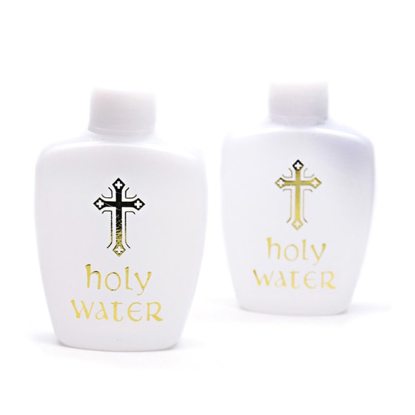 40 kpl 60 ml Creative Jesus Cross Pattern Holy Water Bottle Refil 40PCS