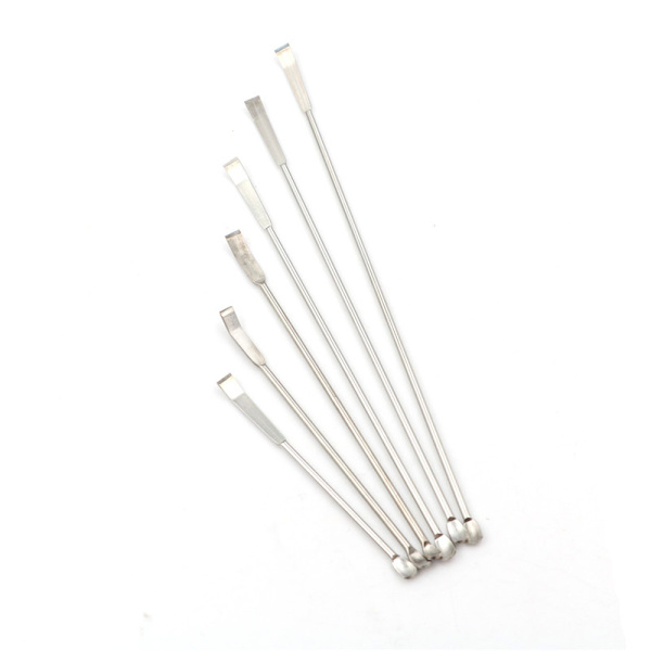 Stainless Steel Lab Micro Spatula Lääkelusikka Scoop Shovel P 15cm