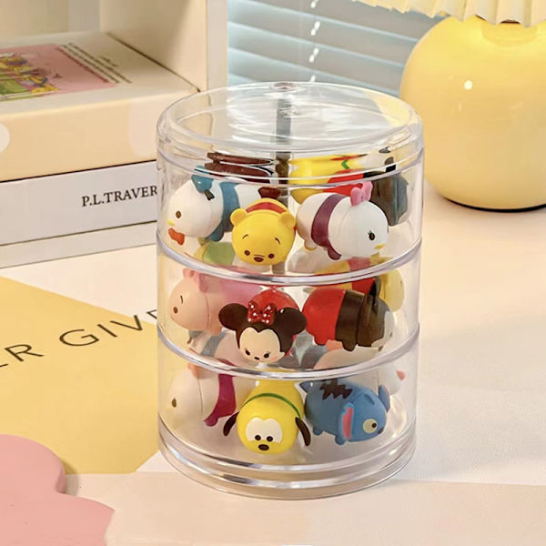 Roterande Blind Box Organiserhållare Figurer Display Stativ Stora 5Layer