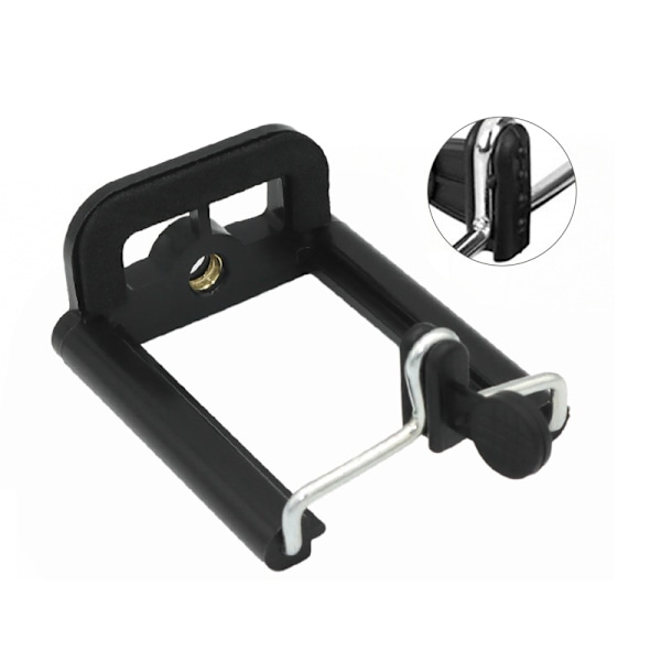 Mobiltelefonholder Stativ Universal Telefonklemme Brakettholder Black