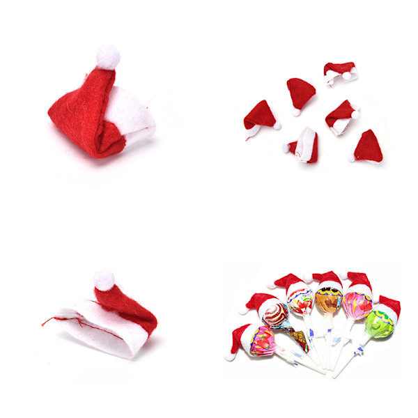 5 STK Christmas Lollipop Cover Dekoration Xmas Party Garden Wedd