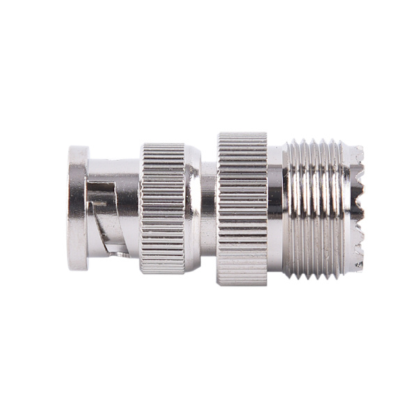 BNC hannplugg til SO239 UHF PL-259 Jack RF hun koaksialadapter Gold