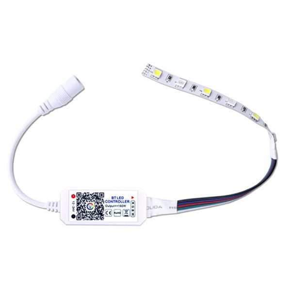 Mini Bluetooth/Wifi LED-controller og fjernbetjening til 5050 3528 RGB/RGB Color one size