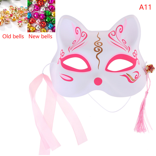 1Pc Anime Fox Masks Half Face Cat Mask Masquerade Festival Part Color A11