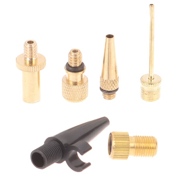 Pumpmunstyckssats Presta Schrader ventiladapter cykel One Size
