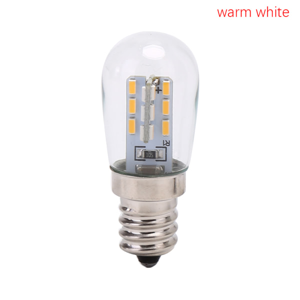 LED Glödlampa E12 Glas Skärm Lampa Belysning För sömnad hine Re warm white E12