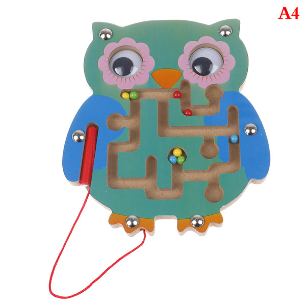 Children Busy Board DIY Accessories Mini Magnetic Maze Kids Edu Multicolor A4
