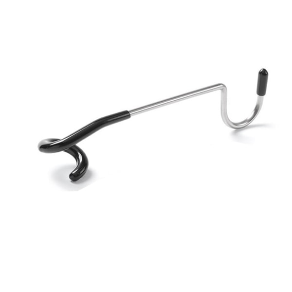 Camping Ljus Stång Krok Rostfritt Stål Tält Stång Lamp Krok Mul Black 5PCS